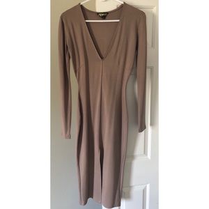 Mocha Bodycon Dress